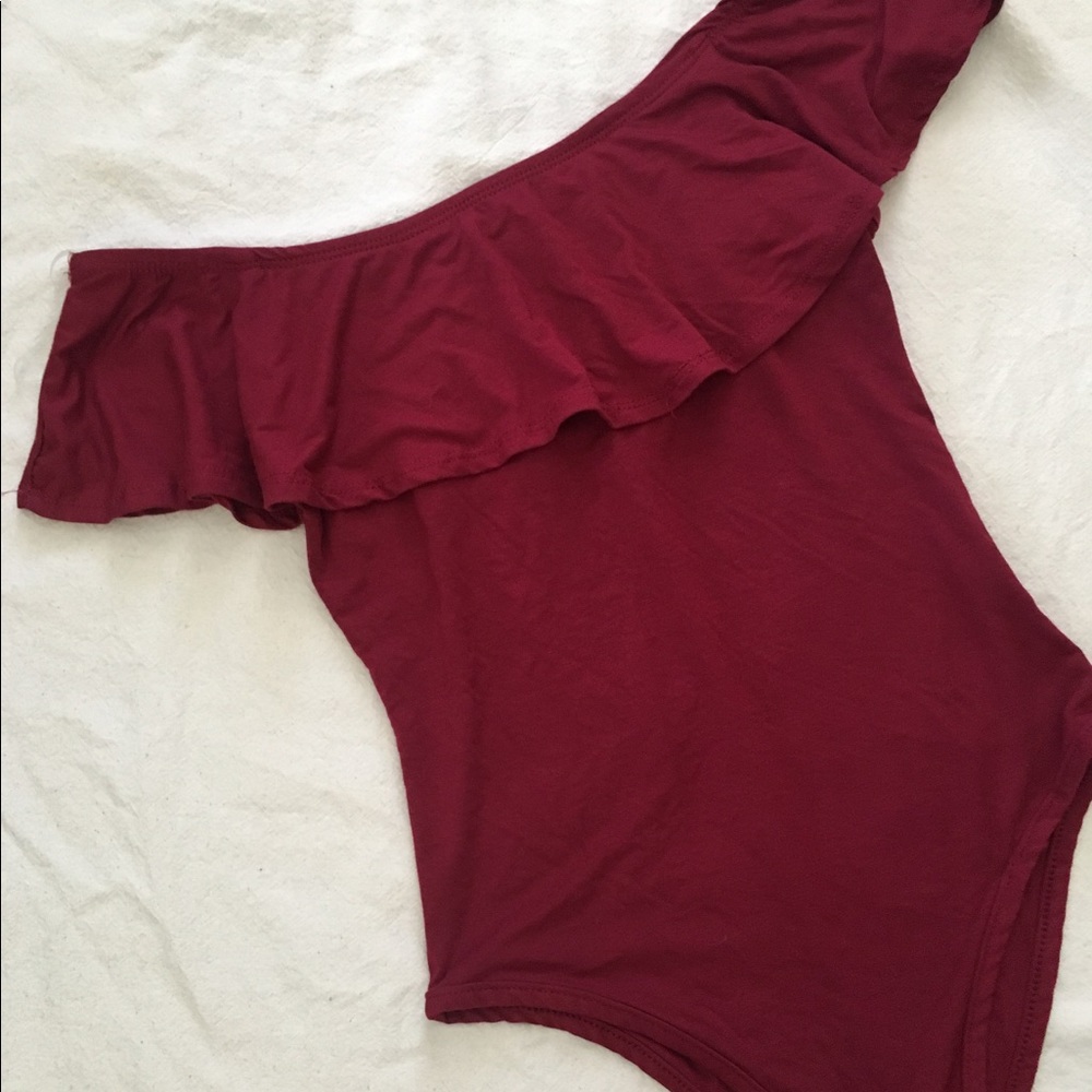 Off the shoulder bodysuit